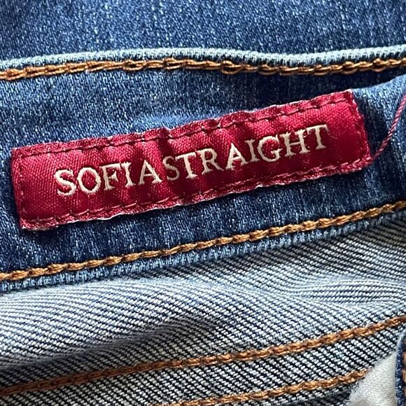 Lucky Brand Blue Denim Sofia Straight Ankle Jeans, size 8/29 - Picture 7 of 9